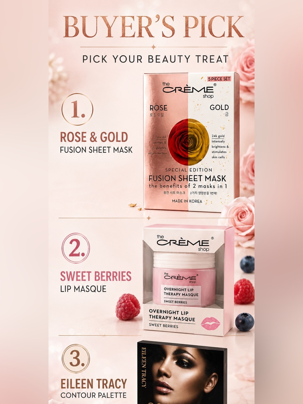 ✨ BUYER’S PICK — CHOOSE YOUR BEAUTY TREAT ✨